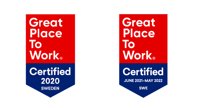 Great Place To Work 2020 och 2021